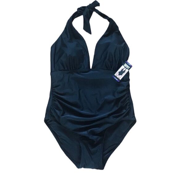 NEW DKNY Black Swimsuit  - Picture 2 of 7